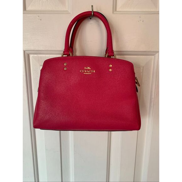 COACH Signature Mini Lillie Carryall pink and gold hardware - Picture 1 of 8